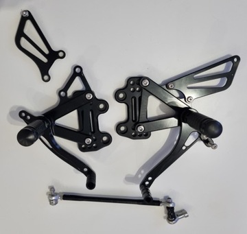 Podnóżki motocyklowe SET ZX6R aluminium CNC