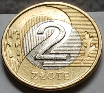 2 zł złote 2010 r. nakład tylko 15.000.000 szt. 