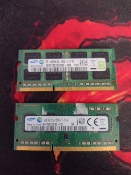 Pamięć RAM DDR3 8gb 2x4gb Samsung 1600Mhz