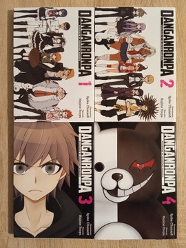 Manga Danganronpa - tomy 1-4 (komplet)