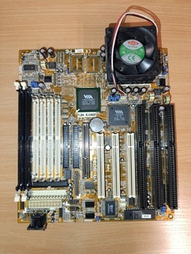 RETRO PŁYTA GŁÓWNA FIC VA-503+ SOCKET 7 + CPU