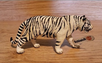 Schleich biały tygrys figurka model z 2014 r.