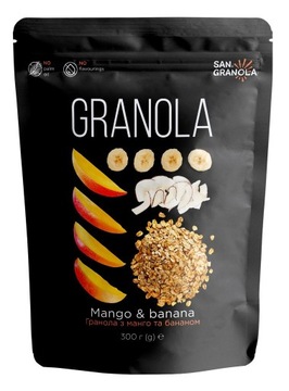 Granola z mango i bananem