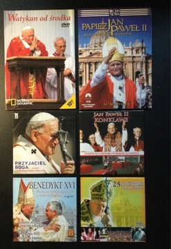 Papież Jan Paweł ll - zestaw 6. filmów 