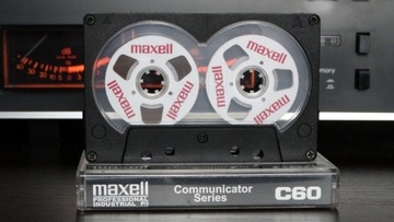 Kasetę z szpulkami ..MAXELL.Reel to Reel.