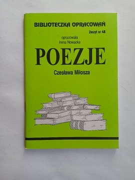 Poezje Czesława Miłosza Biblioteczka opracowań 48