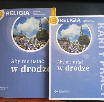 Sprzedam podręcznik i ćwiczenie do religii  kl. 8