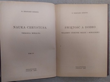 Bernard Haering, Świętość a dobro, Pallotinum 1963