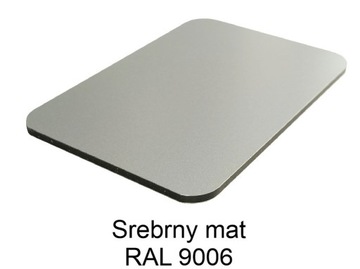 płyta kompozytowa dibond 3mm Srebrny mat RAL9006