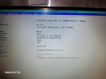 Acer Aspire 3 A315-51 i3