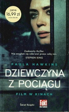 KSIĄŻKA "Dziewczyna z pociągu" Paula Hawkins