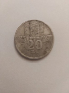 moneta prl 20zł 1976