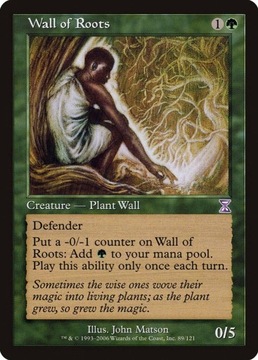 Wall of Roots Magic MTG