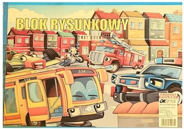 Blok rysunkowy A4 18 kartek biały