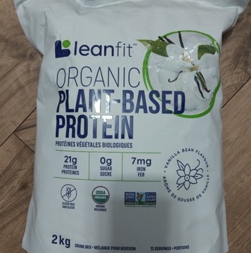 PROTEIN LEANFIT ORGANIC PLANT-BASED  Vanilla 2kg