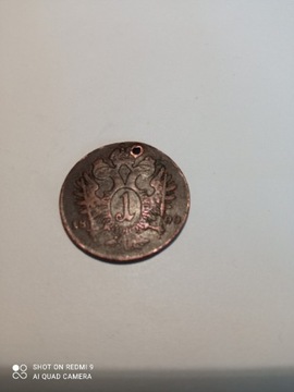 1 kreuzer moneta Osterreich 1800r.