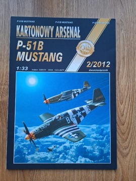 P-51 B Mustang Haliński Kartonowy Arsenal