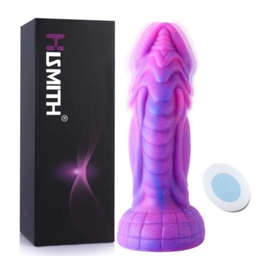 HiSmith HSD07 Wibrator dildo Suction Cup 8" Purple