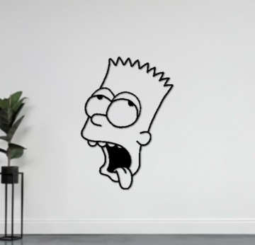 dekoracja na ścianę Disney Homer Bart