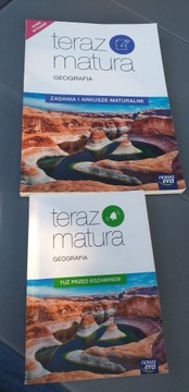 Zestaw 2 książek Teraz matura  Geografia 