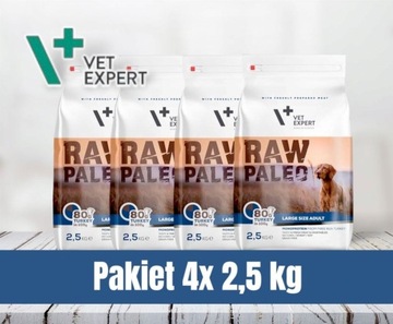 RAW PALEO Adult Large Turkey Pakiet 4x 2,5kg=10 kg