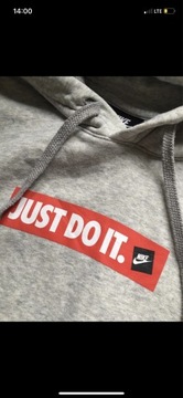 Bluza nike just do it szara 