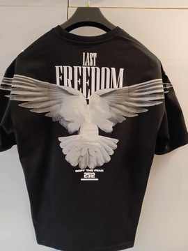 freedom t-shirt czarna