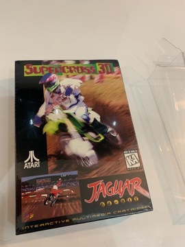 Atari Jaguar Supercross 3D Gra Kartridz Nowa Folia