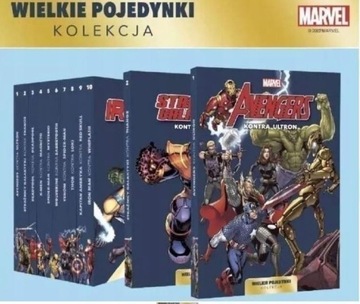 Wielkie pojedynki marvela kolekcja kpl 10 tomow