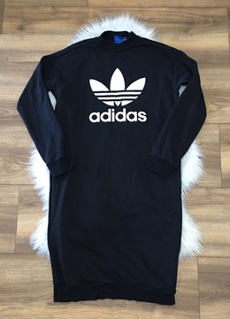 Czarna sukienka Adidas S 