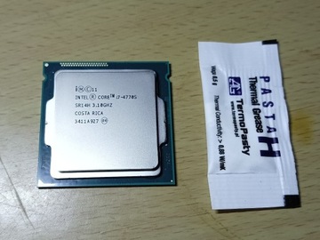 Intel i7-4770s 3.1GHz w Turbo 3.9GHz s.1150 +Pasta