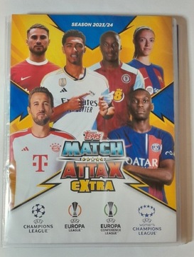 MATCH ATTAX EXTRA 2023/2024 ALBUM KLASER + 60 KART