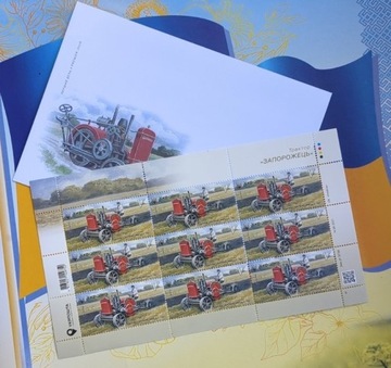 Zestaw pocztowy „Ciągnik „Zaporożec” 