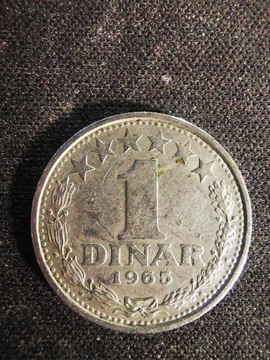 1 Dinar - była Jugosławia 1965r