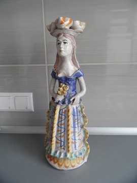 Porcelanowa figurka kobieta * duża 40cm