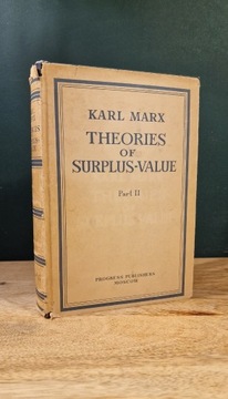 Theory Of Surplus-value Part II Karl Marx