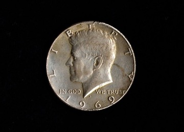 1/2 dolara 1969 D USA