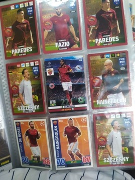 Pakiet 9 kart piłkarskich AS Roma
