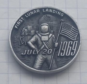 (618) USA Apollo 11 medal 1969 UNC