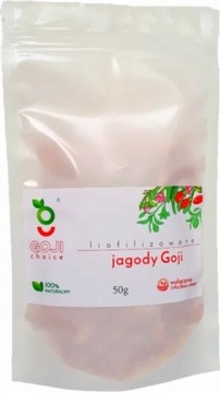 Polskie Liofilizowane Jagody Goji 50 g, bez cukru