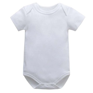 Body niemowlęce białe 0-3msc 56-62cm nowe