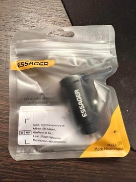 ESSAGER Szybka ładowarka samochodowa USB + USB C