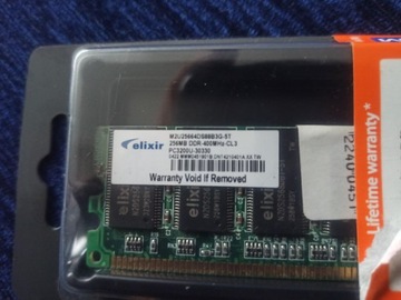 Elixir DDR-400 MHz-cl3 256MB