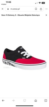 Trampki tenisówki VANS r. 34 Nowe 