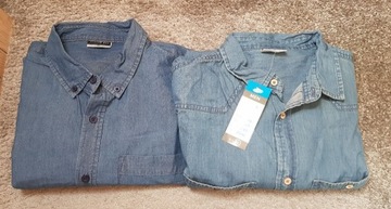 koszula jeans Pepco XL 2 sztuki 