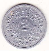 FRANCJA ,,, 2 franki... 1943