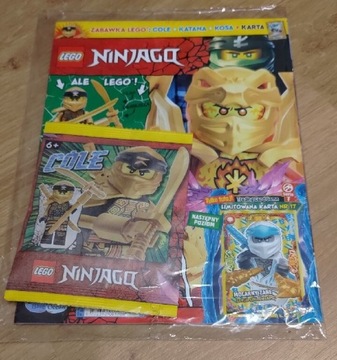 Komiks Ninjago 12/2022 + figurka Cole +złota karta