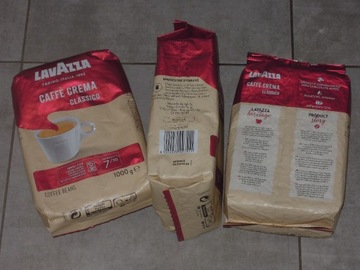 kawa Lavazza Classico ziarno 1kg. produkt z Niemie