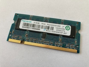 Ramaxel SODIMM DDR2 PC2-5300S 667MHz 512MB