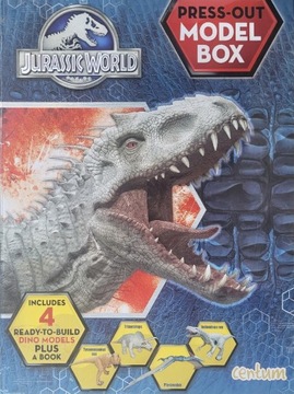 Jurassic World - książka i 4 3D modele do złożenia